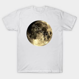 Apollo 11 50th Anniversary Moon Photo T-Shirt